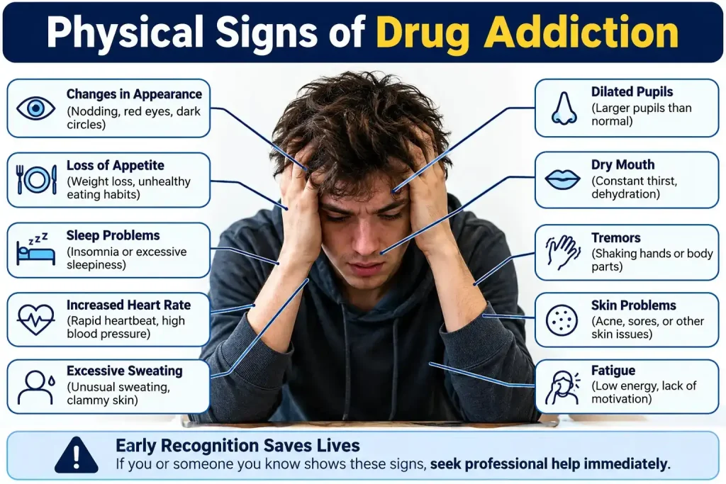 Physical Signs Of Drug Addiction