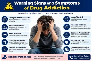 Warning Signs and Symptoms of Drug Addiction